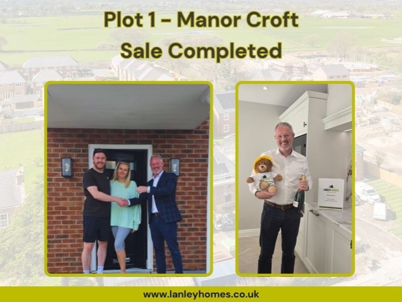 We're delighted to share that Plot 1 at Manor Croft officially completed last Friday!